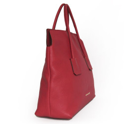 Sac BURBERRY cuir grainé framboise 