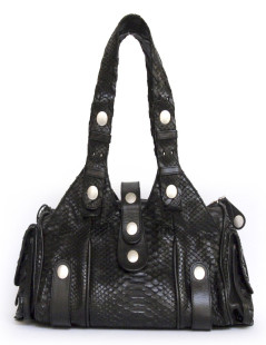 Sac SILVERADO CHLOE  python noir