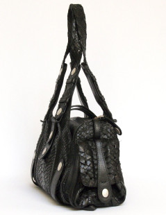 Sac SILVERADO CHLOE  python noir