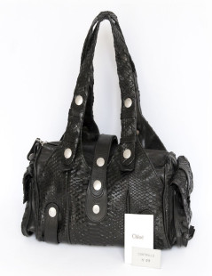 Sac SILVERADO CHLOE  python noir