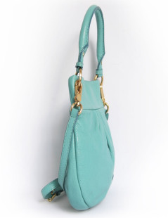 mini sac en cuir turquoise Marc by Marc Jacobs