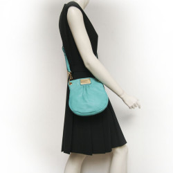 mini sac en cuir turquoise Marc by Marc Jacobs