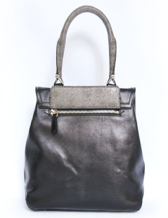 Sac Givenchy cuir noir et galuchat