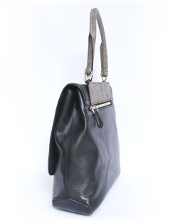 Sac Givenchy cuir noir et galuchat