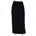 Black CHANEL t 36 tweed long skirt