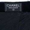 Jupe longue CHANEL tweed noire