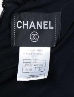 Robe du soie CHANEL t34 collection croisière 2002