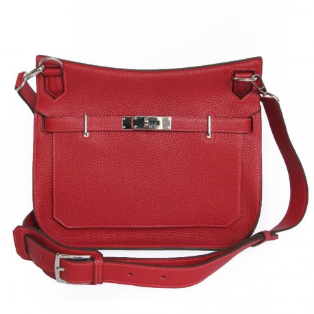 Bag jypsiere HERMES red grained calf