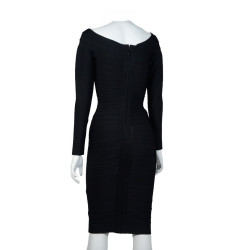 Robe HERVE LEGER noire