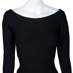 Robe HERVE LEGER noire