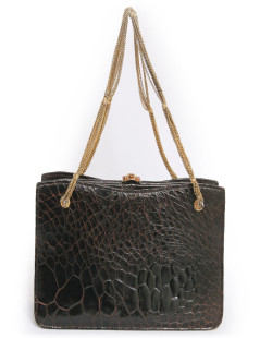 Mini sac en crocodile CAREL vintage