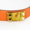 Ceinture médor HERMES T 68 orange