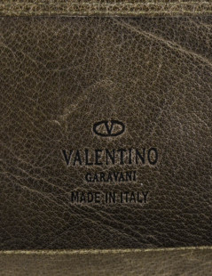 Portefeuille VALENTINO cuir marron