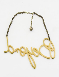 Collier "Beyond" LANVIN doré 