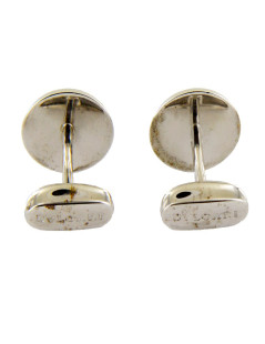 Boutons de manchette BULGARI ARGENT 