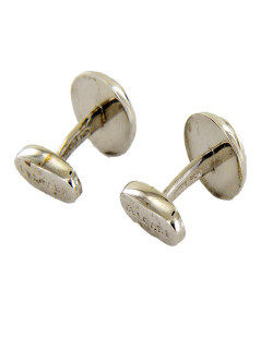 Boutons de manchette BULGARI ARGENT 