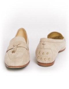 mocassins TOD' S T 38.5 daim beige