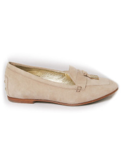 mocassins TOD' S T 38.5 daim beige