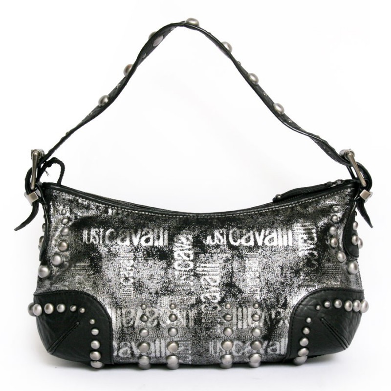Roberto Cavalli Piercing Leather Wristlet Mini Bag | Mini bag, Leather  wristlet, Leather bag women