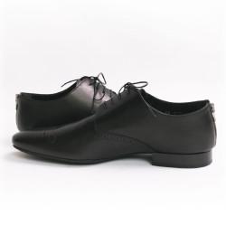 Chaussures "Michigan derby" LOUIS VUITTON en cuir noir T43