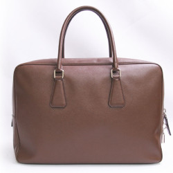 Sac Prada en toile marron