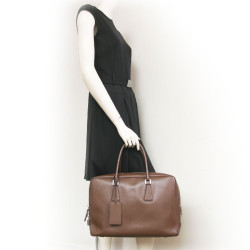 Sac Prada en toile marron