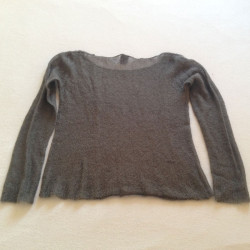 Pull Swildens gris en Mohair