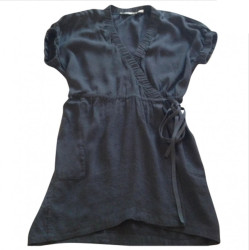 Robe Isabel Marant en lin ardoise, T40