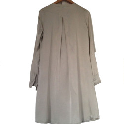 Robe en soie Manila Grace gris perle, T46 it