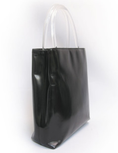 Sac PRADA cuir verni noir