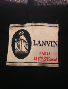 Robe LANVIN noire Taille M