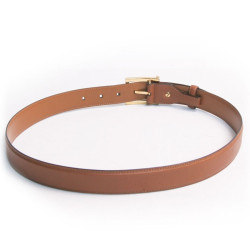 Ceinture BULGARI cuir grainé gold  homme