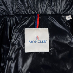 Doudoune MONCLER t 2 grise avec capuche