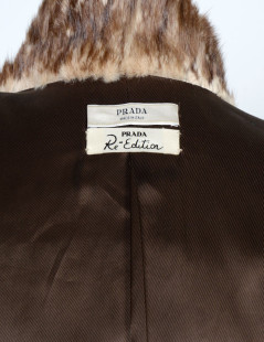 Manteau PRADA ré-édition  t40 vison