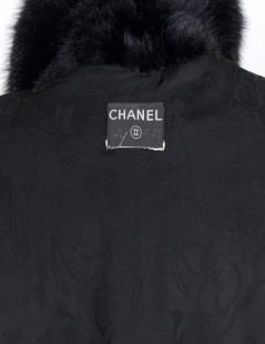 Cape  CHANEL vison noir 