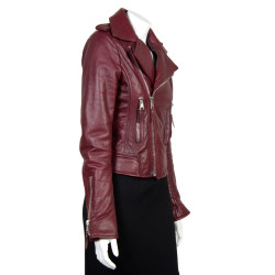 Veste cuir Balenciaga 