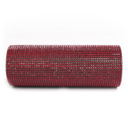 Minaudière en cristal mesh rubis SWAROVSKI