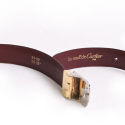 Ceinture Homme CARTIER "Must de Cartier" lézard bordeaux