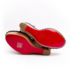 Sandales compensés CHRISTIAN LOUBOUTIN T38,5