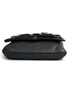 sc pochette Red VALENTINO cuir noir