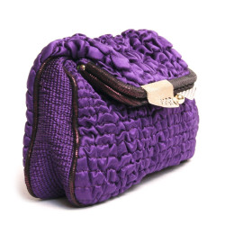 Pochette soie à smoke FENDI violet