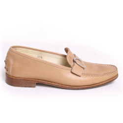 Moccassins TOD'S cuir beige T36,5