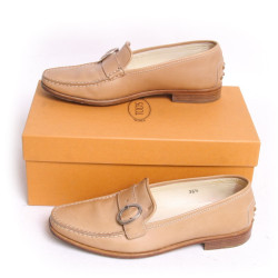 Moccassins TOD'S cuir beige T36,5