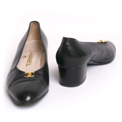 Ballerines CHANEL t 36 1/5 noires