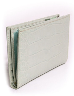 portfolio VALENTINO celadon green alligator