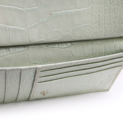 portfolio VALENTINO celadon green alligator