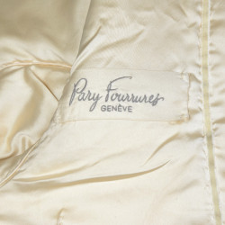 Veste courte PARY FOURRURES vison blanc