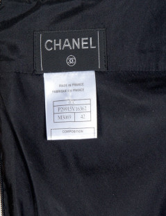 Jupe CHANEL T 42 motifs géométriques