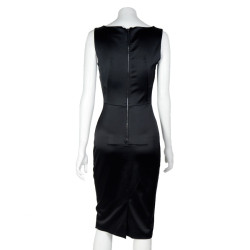 Robe du soir D&G T40 satin brillant noir