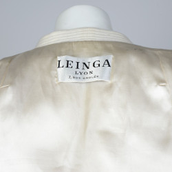 Veste LEINGA vison blanc